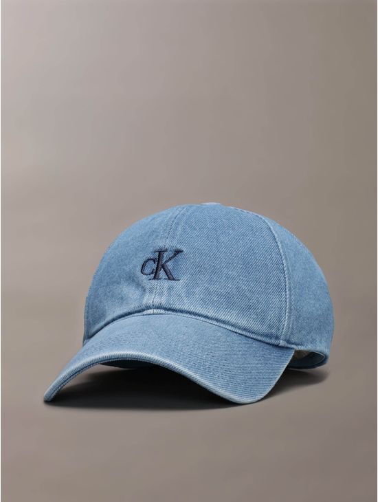 Gorra-Calvin-Klein-con-Monograma-Mujer-Azul