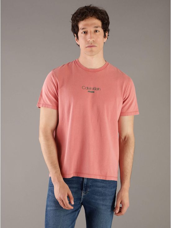 Playera-Calvin-Klein-con-Logo-Hombre-Naranja