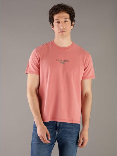 Playera-Calvin-Klein-con-Logo-Hombre-Naranja