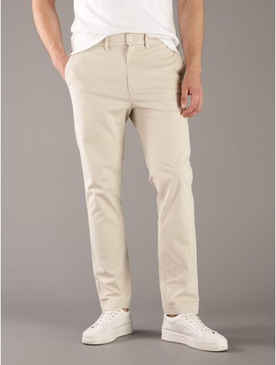 Pantalon-Calvin-Klein-Slim-Fit-Hombre-Beige