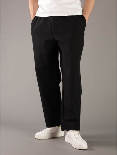 Pantalon-Calvin-Klein-Tapered-Fit-Hombre-Negro