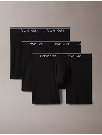 Boxers-Calvin-Klein-Micro-Stretch-Briefs-Pack-de-3-Hombre-Negro