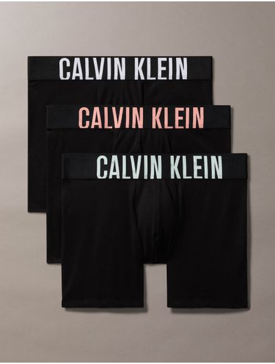 Boxers-Calvin-Klein-Intense-Power-Cotton-Stretch-Brief-Pack-de-3-Hombre-Negro