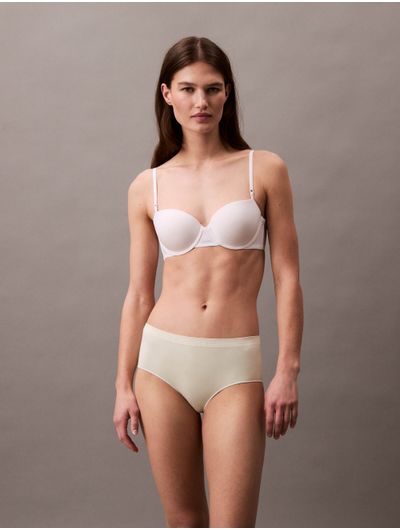 Boyshort-Calvin-Klein-Bonded-Flex-Seamless-Mujer-Beige