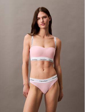 Bandeau-Calvin-Klein-Icon-Cotton-Modal-Mujer-Rosa