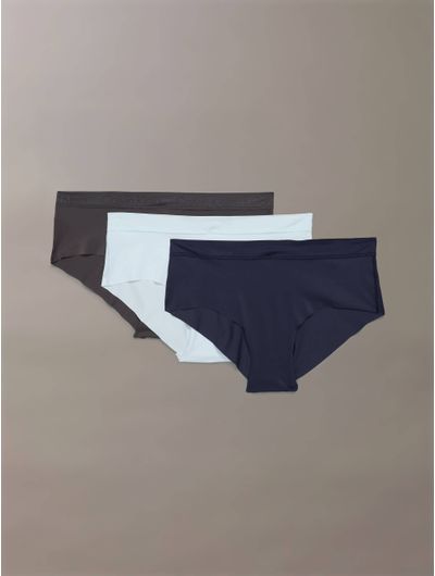 Hipsters-Calvin-Klein-Microfiber-Stretch-Pack-de-3-Mujer-Multicolor