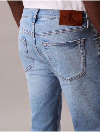 Jeans-Calvin-Klein-Slim-Taper-Hombre-Azul