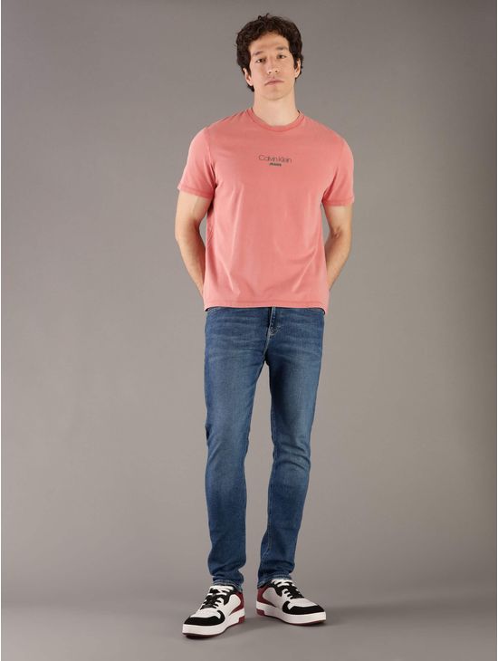 Playera-Calvin-Klein-con-Logo-Hombre-Naranja