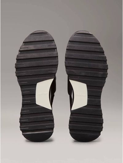 Tenis-Calvin-Klein-Slip-On-de-Punto-Mujer-Negro