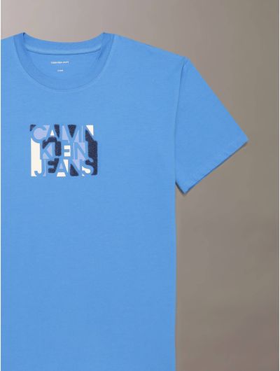 Playera-Calvin-Klein-con-Logo-Niño-Azul