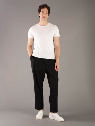 Pantalon-Calvin-Klein-Tapered-Fit-Hombre-Negro