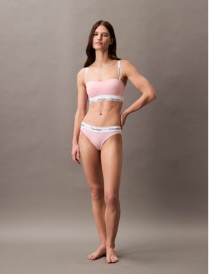 Bandeau-Calvin-Klein-Icon-Cotton-Modal-Mujer-Rosa