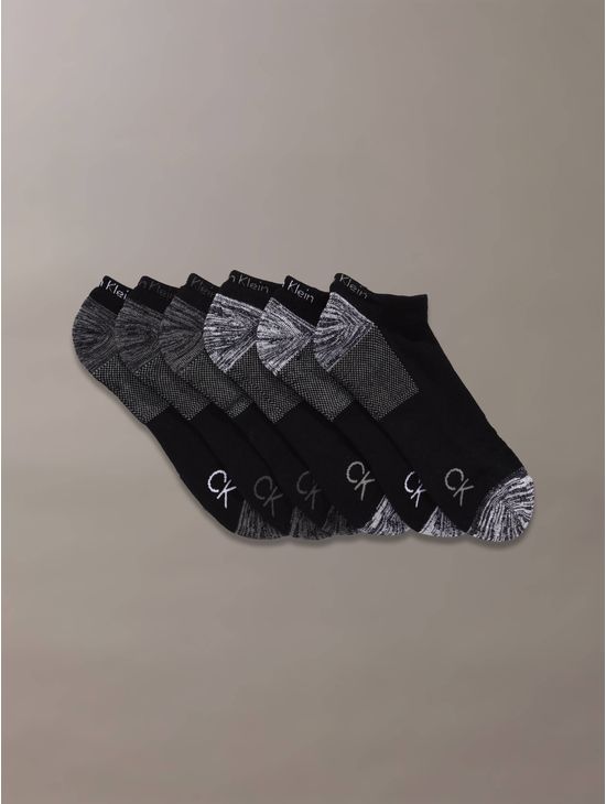 Calcetines-Calvin-Klein-Cushion-no-Show-Pack-6-Hombre-Negro