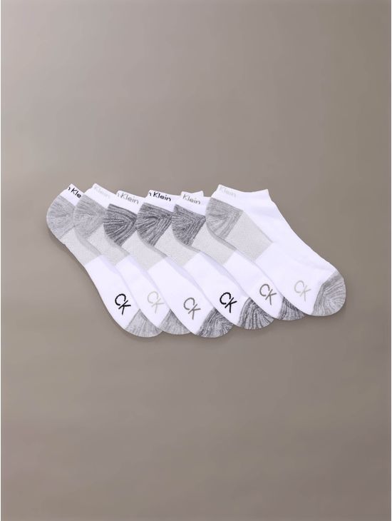 Calcetines-Calvin-Klein-Cushion-no-Show-Pack-6-Hombre-Blanco