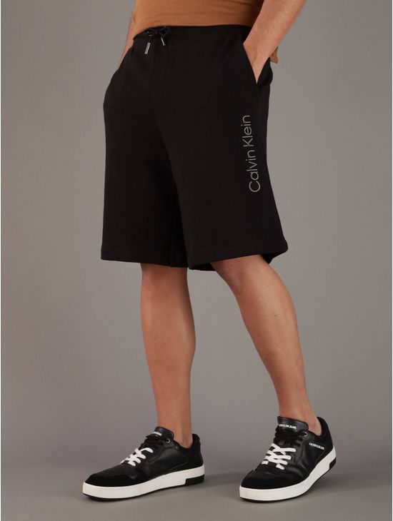 Bermuda-Calvin-Klein-Logo-Hombre-Negro