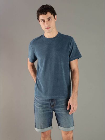 Playera-Calvin-Klein-Afelpada-Hombre-Azul