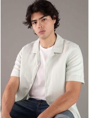 Camisa-Calvin-Klein-Polygiene-Hombre-Verde