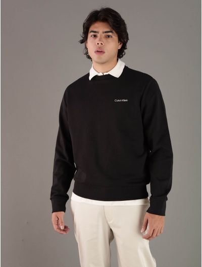 Sudadera-Calvin-Klein-Logo-Hombre-Negro