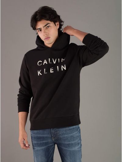 Sudadera-Calvin-Klein-Diseño-Hombre-Negro