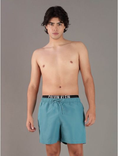 Traje-de-Baño-Calvin-Klein-Logo-Hombre-Azul