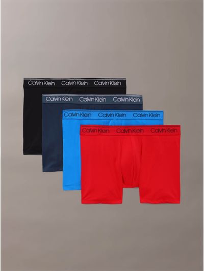 Slips-Calvin-Klein-Microfiber-Stretch-Pack-de-4-Hombre-Multicolor