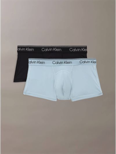 Trunks-Calvin-Klein-Embossed-Icon-Pack-de-2-Hombre-Gris
