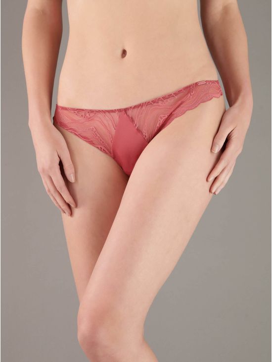 Tanga-Calvin-Klein-Sensual-Stretch-Lace-Mujer-Cafe
