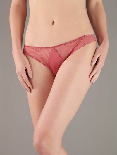 Tanga-Calvin-Klein-Sensual-Stretch-Lace-Mujer-Cafe