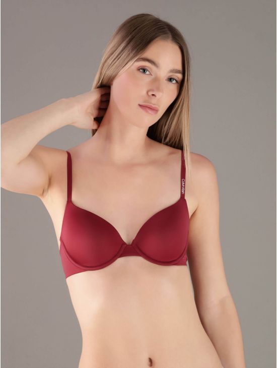Brasier-Calvin-Klein-Lightly-Lined-Demi-Mujer-Rojo