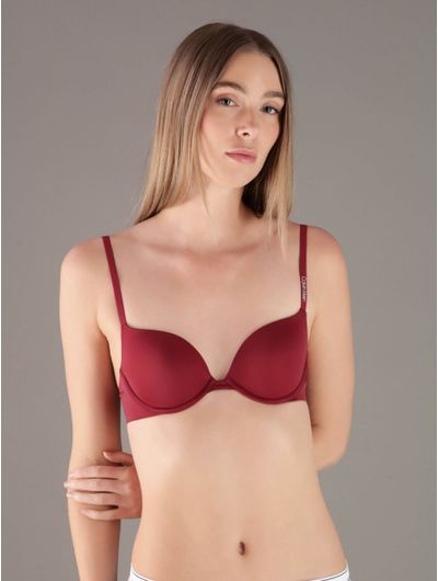 Brasier-Calvin-Klein-Push-Up-Plunge-Mujer-Rojo