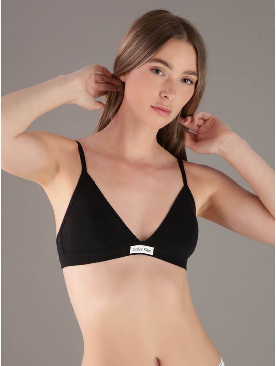 Brasier-Calvin-Klein-Lightly-Lined-Triangle-Mujer-Negro