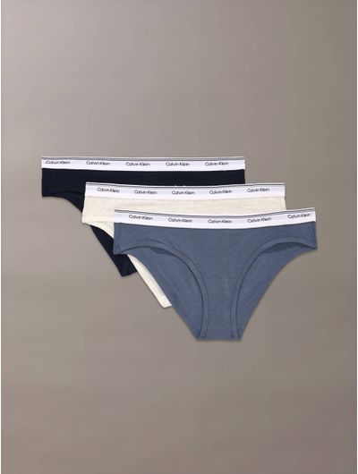 Bikinis-Calvin-Klein-Cotton-Modal-Balance-Pack-de-3--Mujer-Multicolor