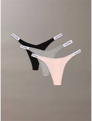 Tangas-Calvin-Klein-Carousel-Cotton-Stretch-Pack-de-3--Mujer-Multicolor