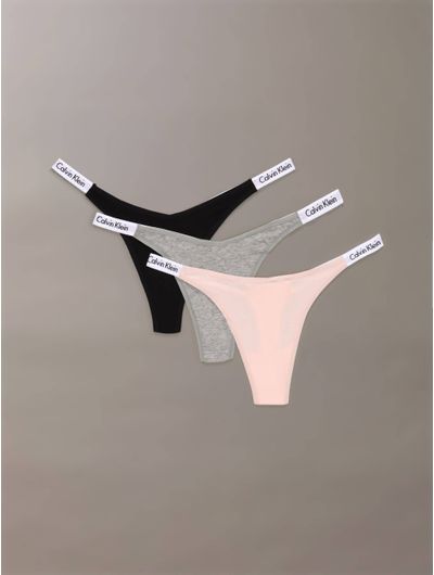 Tangas-Calvin-Klein-Carousel-Cotton-Stretch-Pack-de-3--Mujer-Multicolor