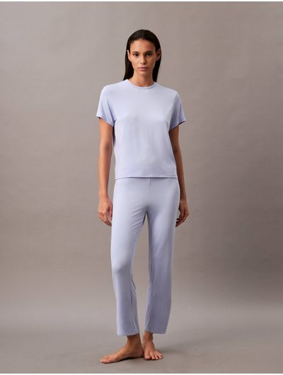 Pantalon-Calvin-Klein-de-Pijama-Mujer-Morado