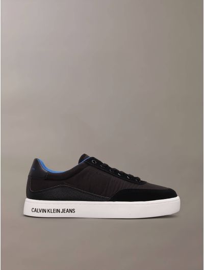 Tenis-Calvin-Klein-Logo-Hombre-Negro