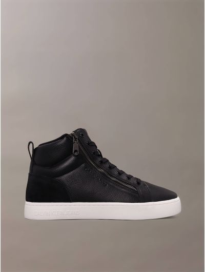 Tenis-Calvin-Klein-de-Piel-Hombre-Negro