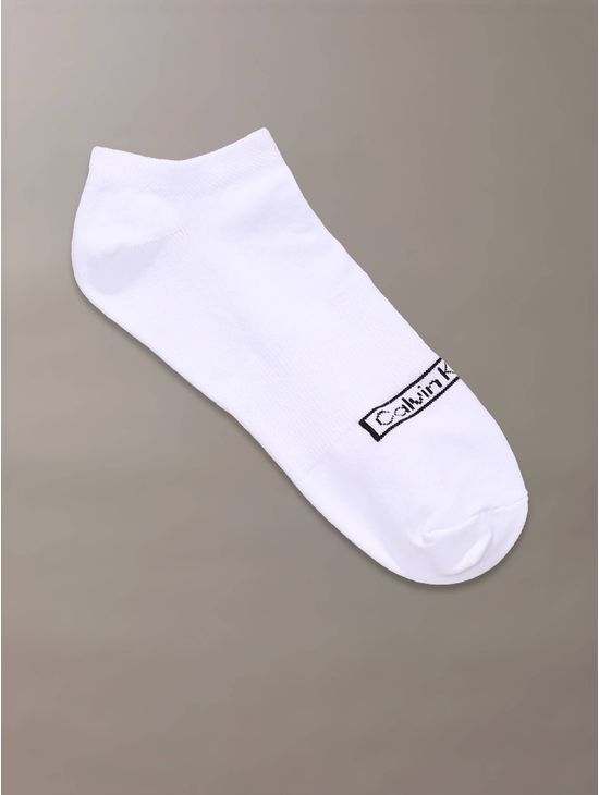Calcetines-Calvin-Klein-Lightweight-No-Show-Pack-de-3-Mujer-Blanco