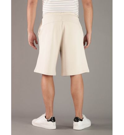 Bermuda Calvin Klein Logo Hombre Beige Ropa Shorts