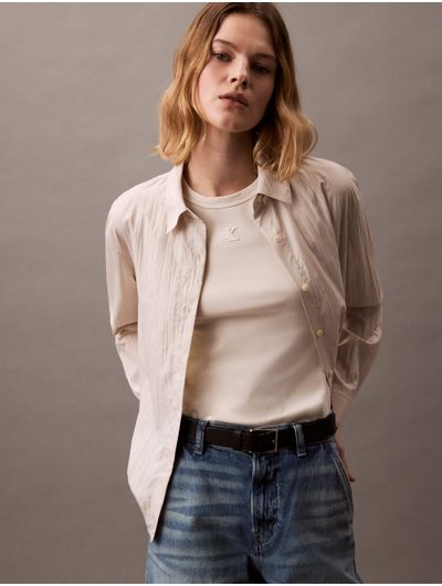 Tank-Top-Calvin-Klein-Monograma-Mujer-Beige