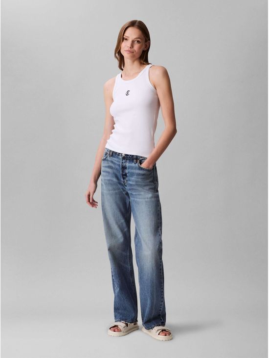 Tank-Top-Calvin-Klein-Diseño-Mujer-Blanco