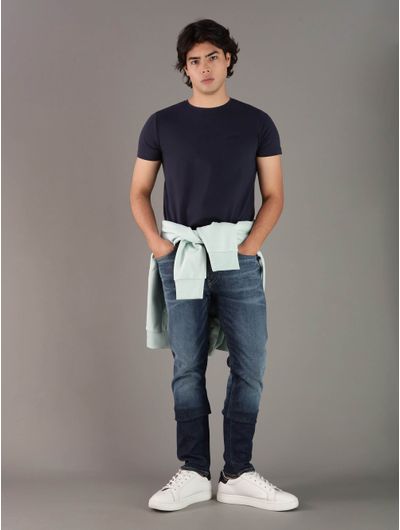 Playera-Calvin-Klein-Logo-Hombre-Azul