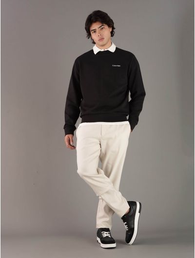Sudadera-Calvin-Klein-Logo-Hombre-Negro