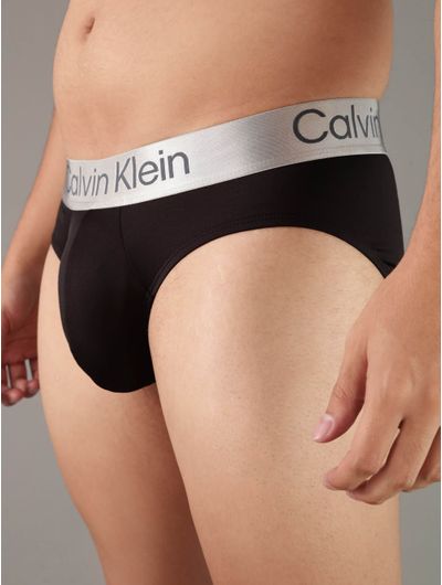 Slips-Calvin-Klein-Brished-Microfiber-Stretch-Pack-de-3-Hombre-Negro