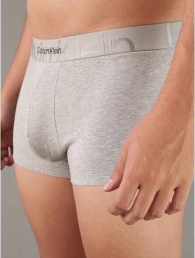 Trunks-Calvin-Klein-Embossed-Icon-Pack-de-2-Hombre-Gris