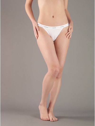 Tanga-Calvin-Klein-Cotton-Stretch-Rib-Mujer-Blanco