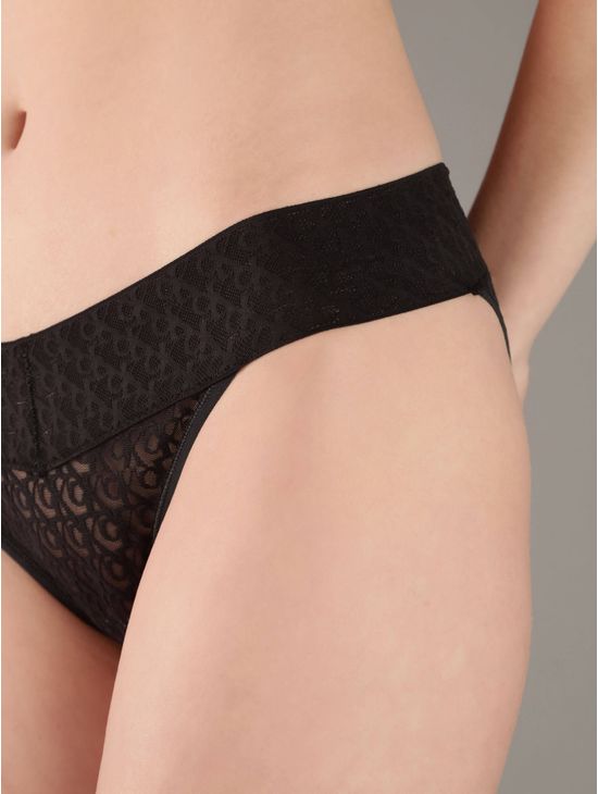 Bikinis-Calvin-Klein-Icon-Logo-Lace-Pack-de-3-Mujer-Multicolor