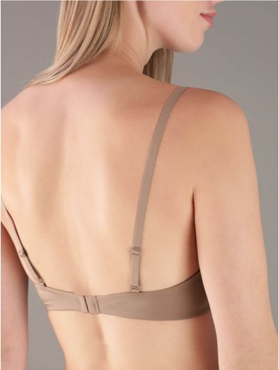 Brasier-Calvin-Klein-Push-Up-Plunge-Mujer-Cafe