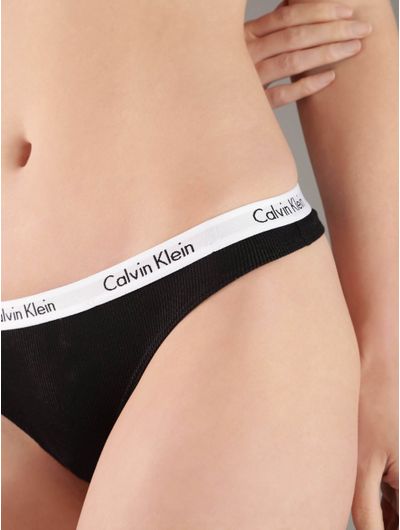 Tangas-Calvin-Klein-Carousel-Cotton-Stretch-Rib-Pack-de-3--Mujer-Multicolor