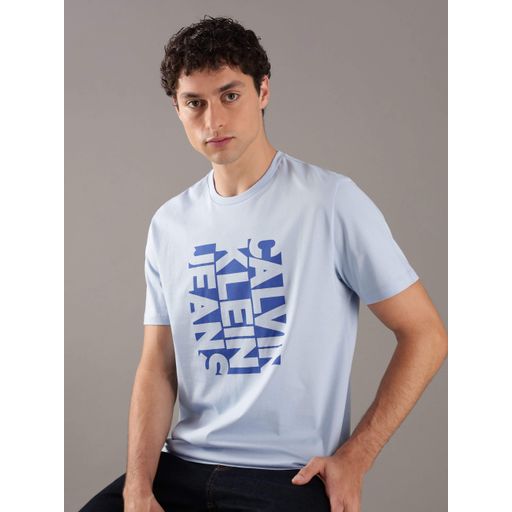 Playera Calvin Klein Diseño Hombre Blanco Playeras Calvin